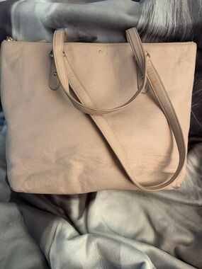 Kate Spade  Leather Tote Bag in Blush Pink